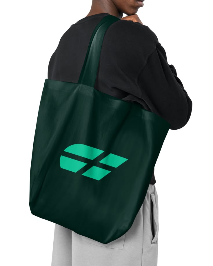 Logo applied on a tote bag