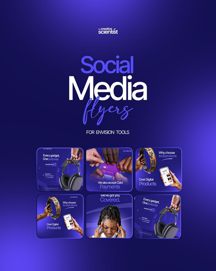 Social media flyer designs