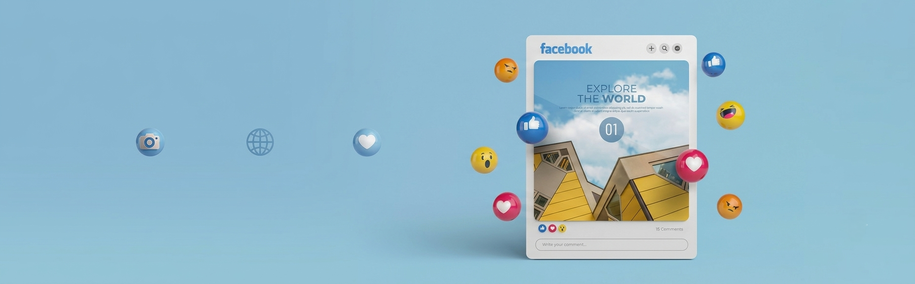 Social media post mockup